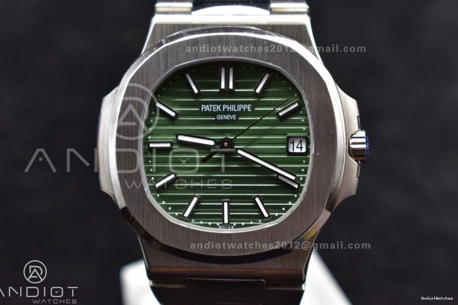 1:1 1A V Bracelet Dial SS Edition A324 Clone Super Green 3KF Textured Nautilus 426 On WaterResistant 5711 Best 1219